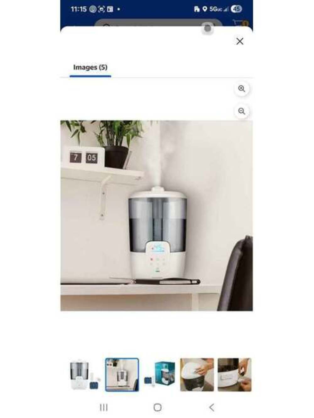 Homedics Humidifier Cool Mist – Breathe Better (NEW)